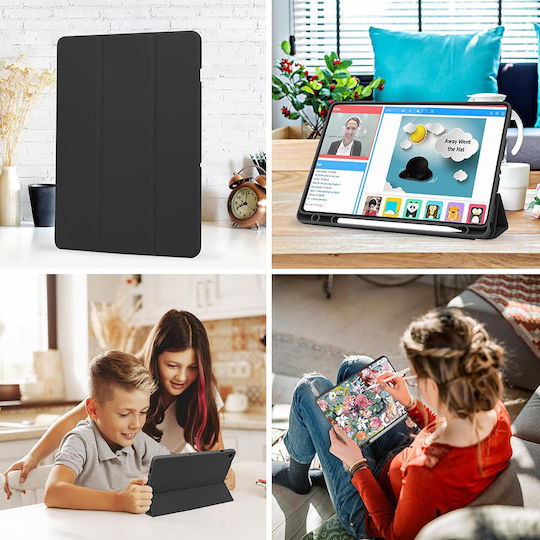 Techsuit Flip Cover Gray (Samsung Galaxy Tab A9 Plus)