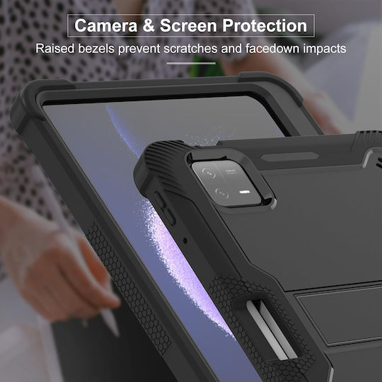 Techsuit Flip Cover Ανθεκτική Ροζ Χρυσή (Xiaomi Pad 6 / Pad 6 Pro)