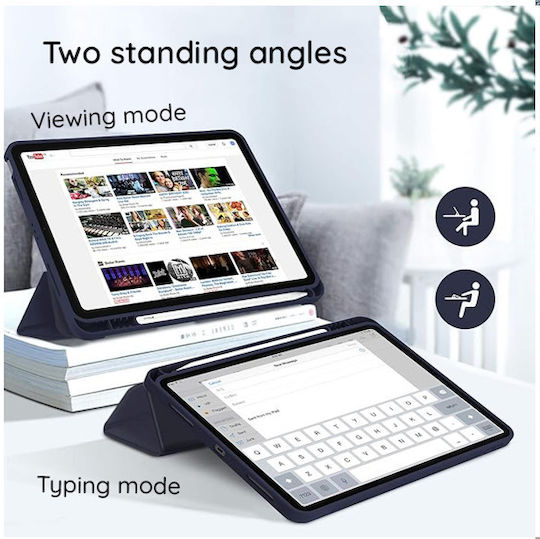 Techsuit Durable Green Flip Cover (Galaxy Tab S6 Lite 10.4)