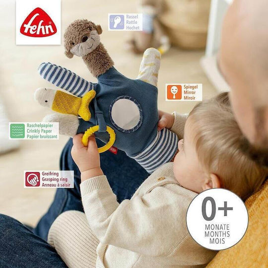 Fehn Βρεφικό Παιχνίδι Otter Theo από Ύφασμα με Μουσική και Ήχους για Νεογέννητα