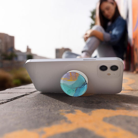 Sonique Pop Socket for Mobile Phone Turquoise