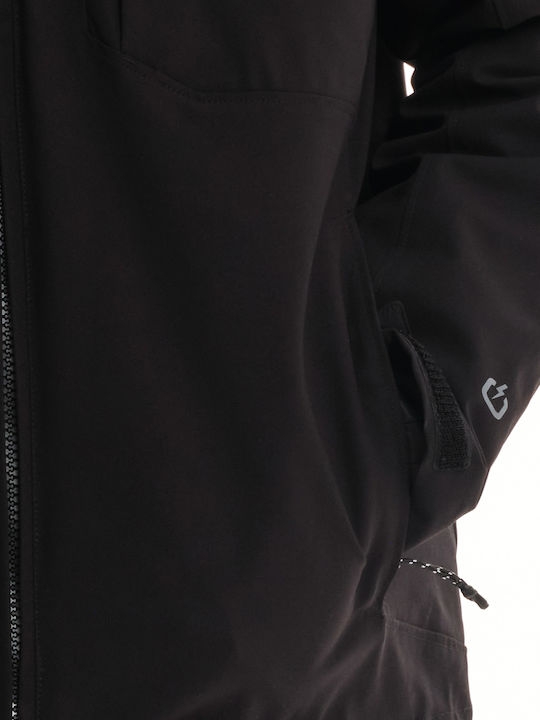 3 in 1 Winter Jacket Waterproof Black