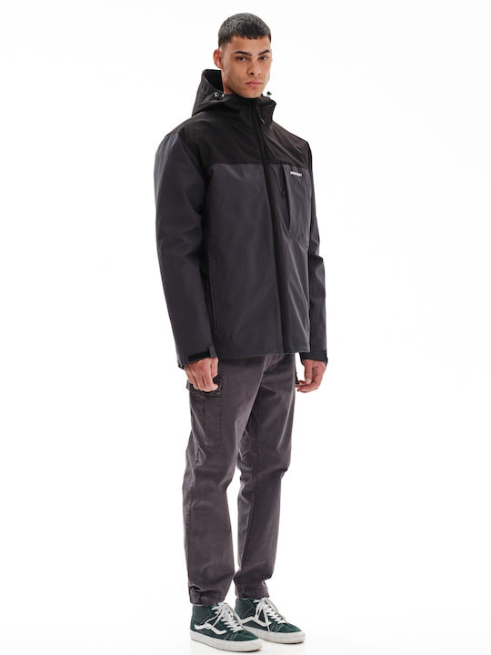 3 in 1 Winter Jacket Waterproof Black