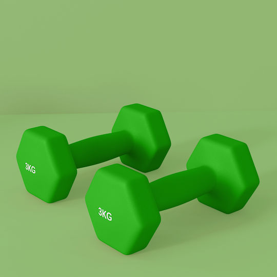Sportnow Hanteln Sechseck 1 x 3kg
