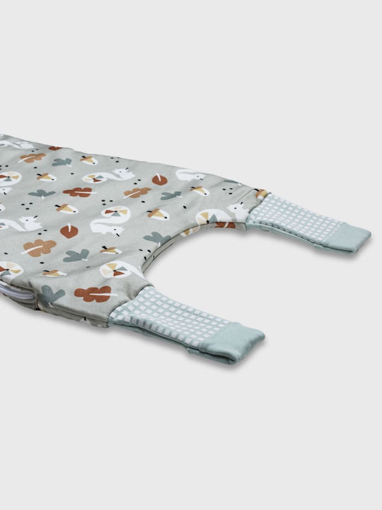 Tender Winter Sleeping Bag with Feet Flex 2.5 Tog Bay Leaf Mint with Detachable Sleeves
