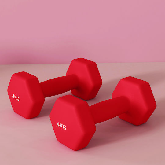 Sportnow Hanteln Sechseck 1 x 4kg