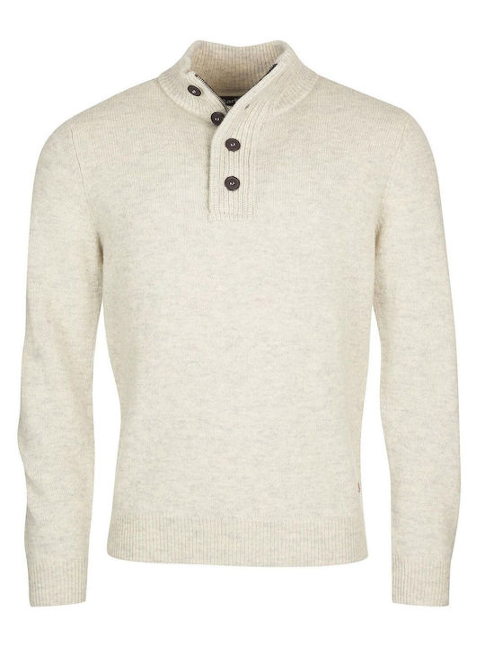 Langarm Pullover in Ecru