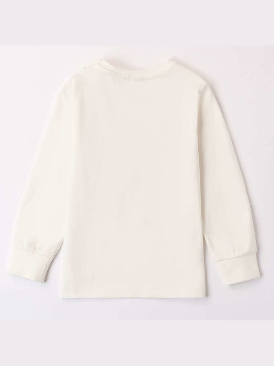 iDO Kids Blouse Long Sleeve Ecru