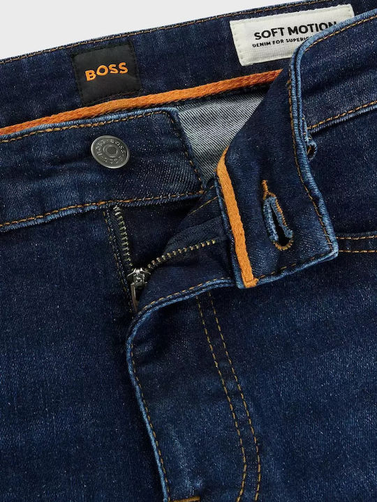 Delaware Men's Elastic Slim Fit Jeans Blue
