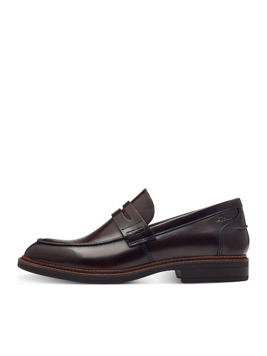 Δερμάτινα Ανδρικά Loafers σε Καφέ Χρώμα