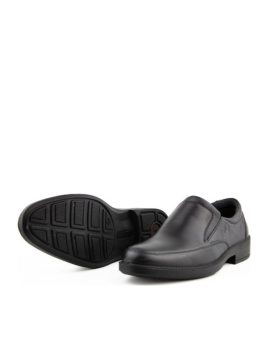 Men's Leather Moccasins Black