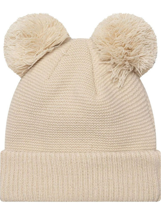 Yankees Beanie Beanie Knitted in Beige color
