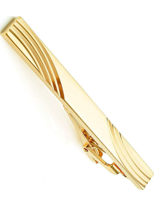Legend Accessories Клип за вратовръзка от Silver в цвят Златист