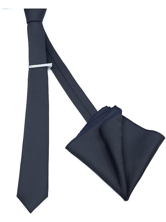 Legend Accessories Men's Tie Set Synthetic Monochrome in Black Color Legend Accessories Men's Tie Set Synthetic Monochrome in Black Color