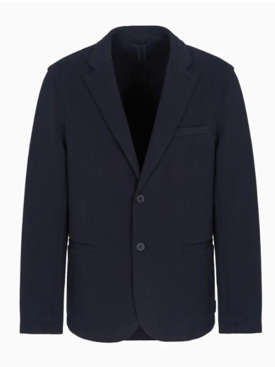 Armani Exchange Men's Suit Jacket Navy Blue