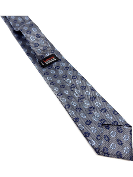 Legend Accessories Herren Krawatten Set Gedruckt in Gray Farbe