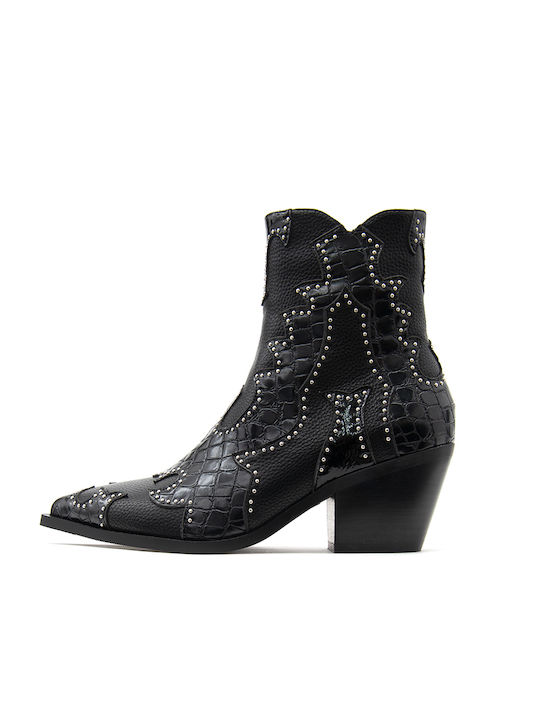 Noa Harmon Leather Women's Ankle Boots Black