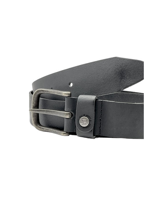 Petrol Industries Men's Leather Belt Black