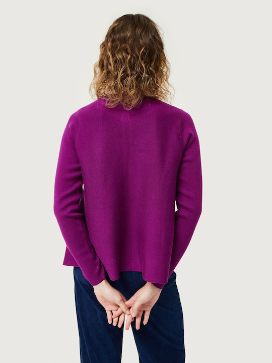 Compania Fantastica Women's Cardigan with Buttons Magenta