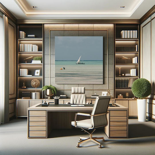 Картина Платноходка в морето 80x80