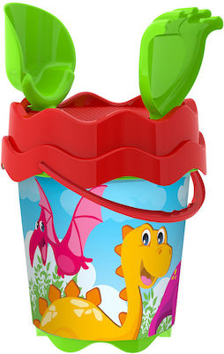 Martin Toys Beach Bucket Set with Accessories 17cm 3pcs 0001.DSD-W-123