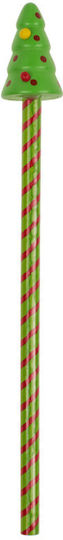 Creion Figurină Brad de Crăciun 21cm