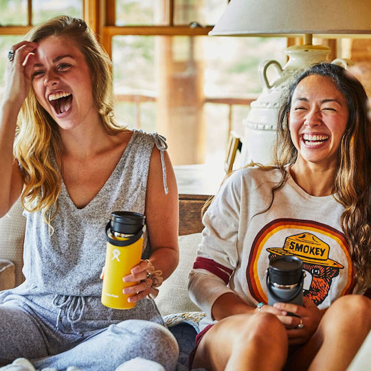 Hydro Flask Wide Mouth Ποτήρι Θερμός Ανοξείδωτο BPA Free 470ml Cascade