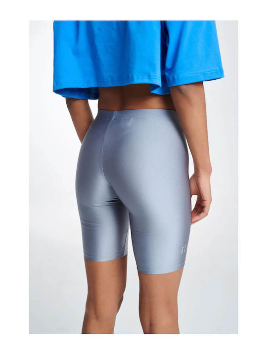 Amaryllis Women's Bike Everyday Legging Shiny Amaryllis Grey