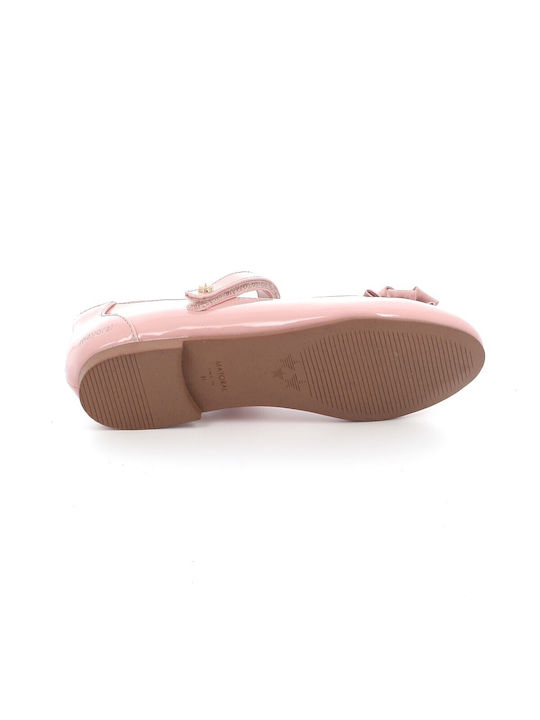 Mayoral Kids Ballerinas with Hoop & Loop Closure Pink