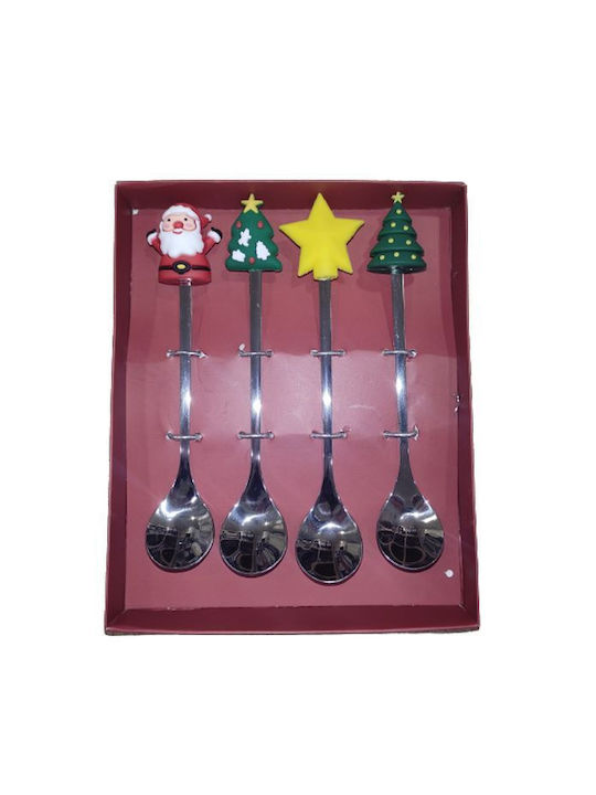 Etoile Set Christmas Cutlery Silver 4pcs