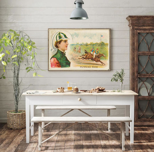 Картина Бягане от серията Спортни игри N165 Old Judge Cigarettes, издадена от Goodwin & Company 150x100