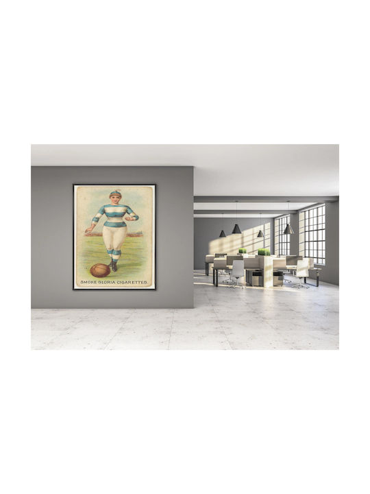 Painting From Series "Sports Girls" C190 Issued By American Cigarette Company Ltd Montreal To Promote Gloria Cigarettes 50x80