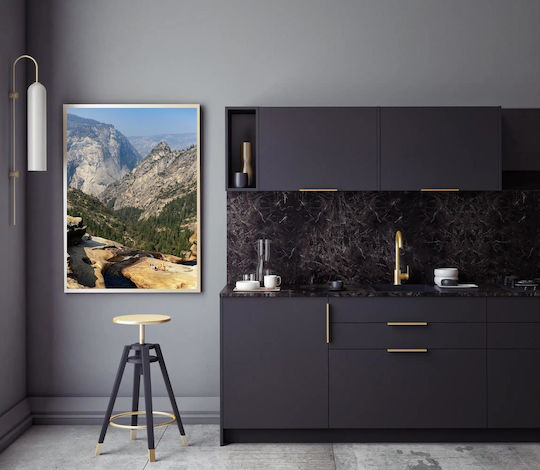 Gemälde Paar Entspannt In Einer Berglandschaft 100x150