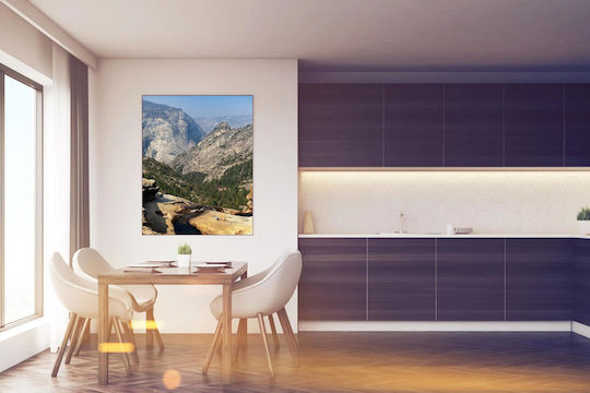 Gemälde Paar Entspannt In Einer Berglandschaft 100x150