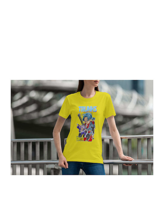 From T-shirt Dragon Ball Yellow Cotton