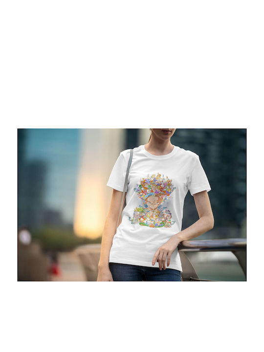 Collage T-shirt Dragon Ball White Cotton