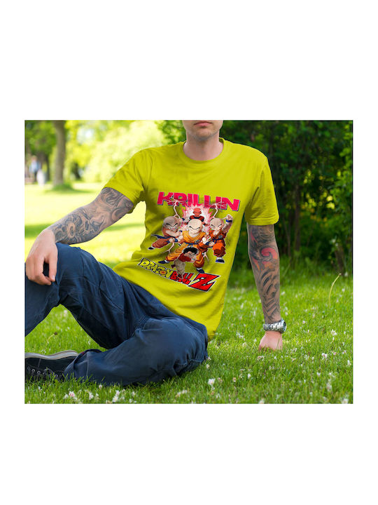 From T-shirt Dragon Ball Yellow Cotton