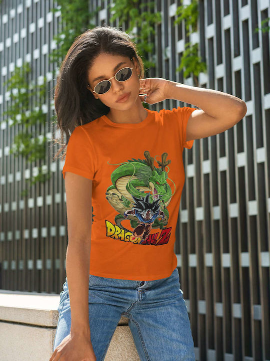 T-shirt Dragon Ball Orange Cotton