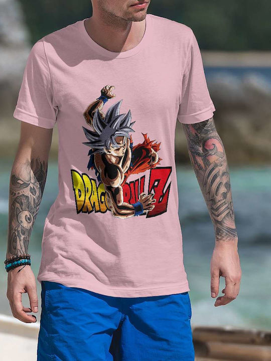 Tricou Dragon Ball Roz Bumbac