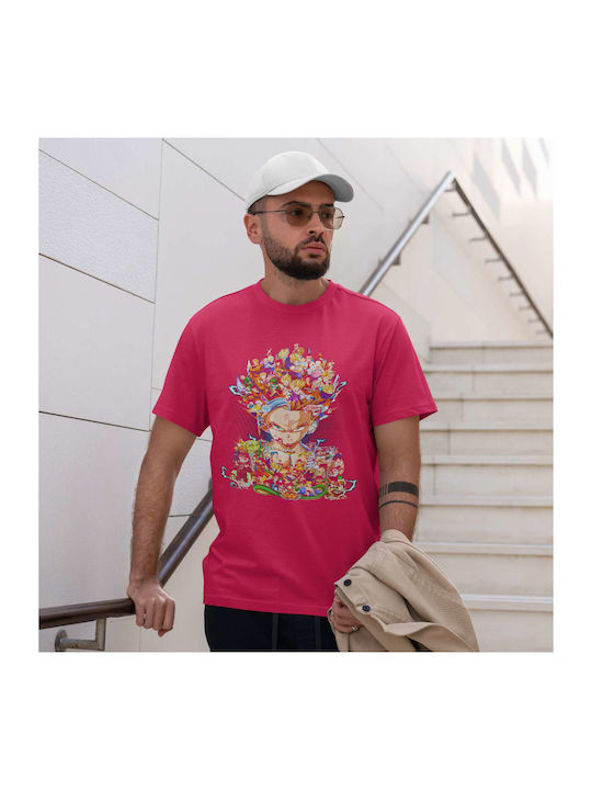 Collage Tricou Dragon Ball Fuchsia Bumbac