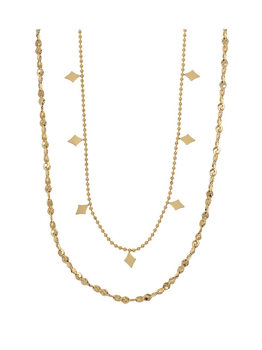 Callesta Necklace from Gold Plated Steel