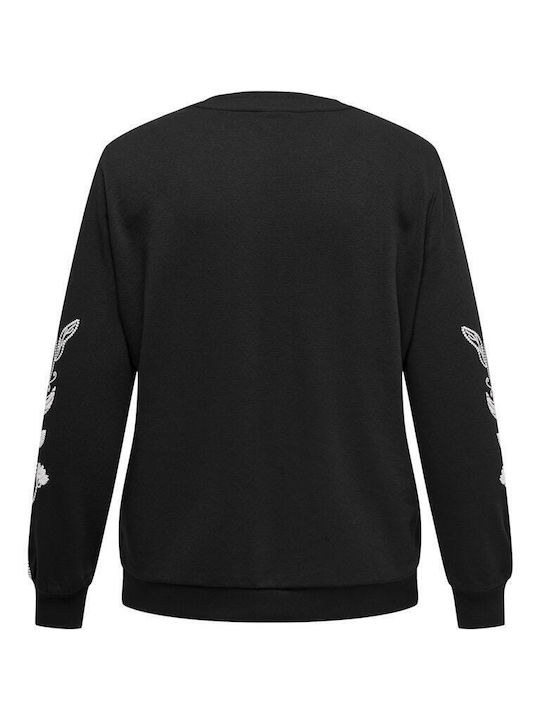 Only Women's Blouse Cotton Long Sleeve Black