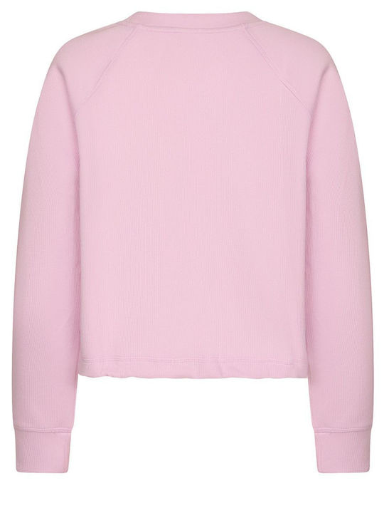 DKNY Damen Langarm Pullover Rosa