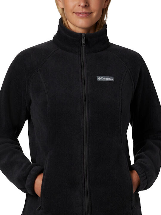Benton Springs Women's Cardigan with Zipper Black