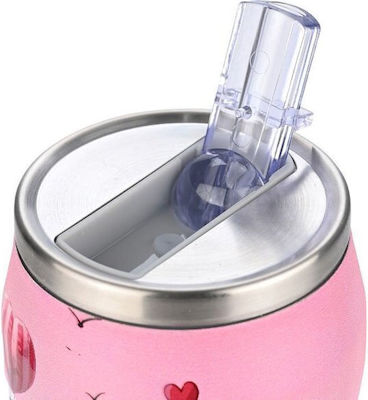 Children's Thermos Estia Save Aegean Girls Romantic Ascend 500ml Pink