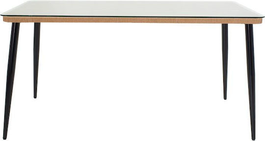 Set Sala De Mese Pentru Exterior Naoki X 5 Piese Naturale, Negru Cu Perne