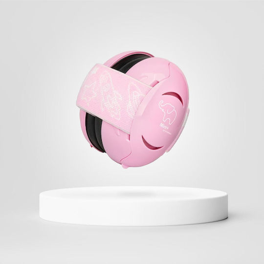 Ear Defenders Παιδικές Ωτοασπίδες σε Ροζ Χρώμα 2τμχ