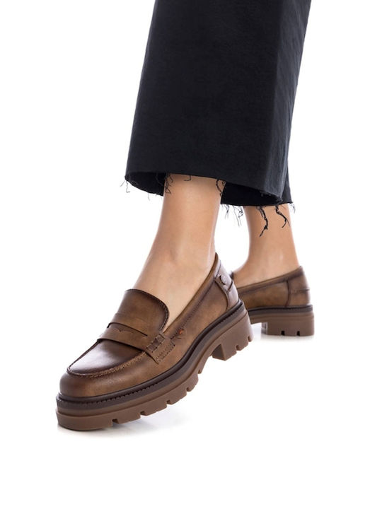 Refresh Women's Loafers in Brown Color