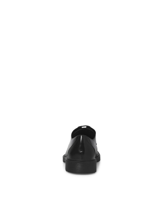 Men's Leather Casual Shoes Black