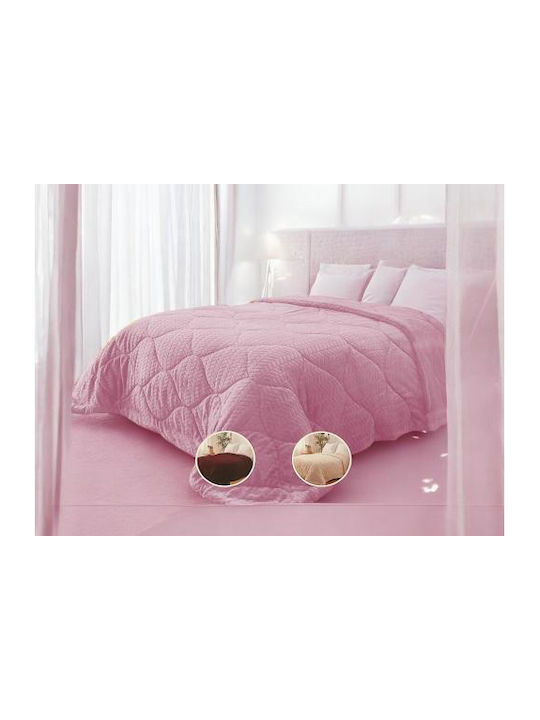 Linea Home Duvet Cover Single 160x210cm Explora Dusty Pink